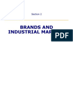 Brands and Industrial Markets: Section 2