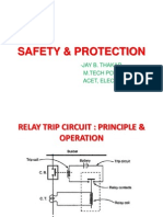 Safety & Protection: - Jay B. Thakar M.Tech Power System Acet, Electrical Dept