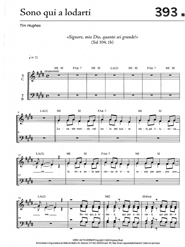 Credo In Te Signore Spartito Pdf