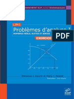 Problemes d Analyse 1