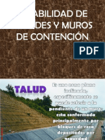 Estabilidad de Taludes y Muros de Contención