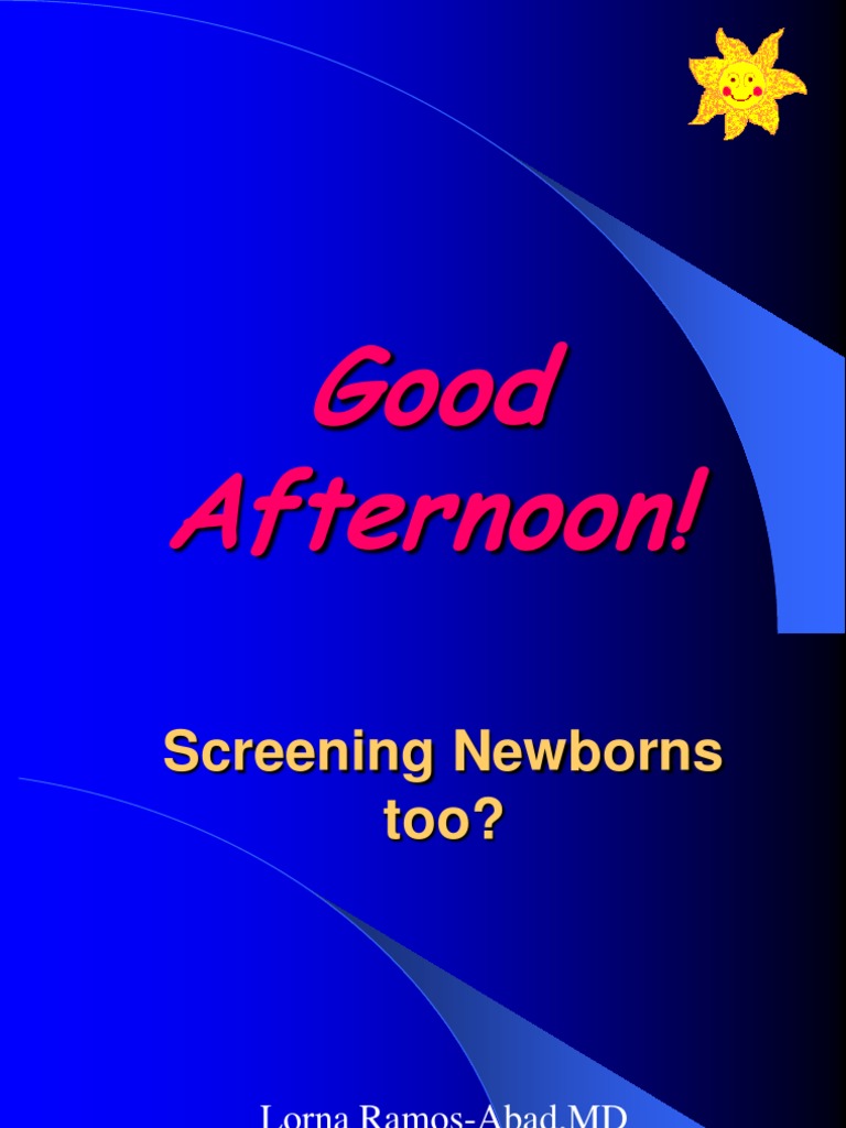 Newborn Screening Act Overview Philippines | PDF | Diseases And ...