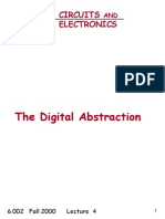 The Digital Abstraction: Circuits Electronics