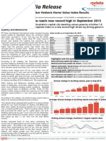 RP Data Rismark Home Value Index 1 October 2013 FINAL