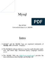 MySQL - Università Di Enna A.A. 2005-06