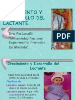 Crecimiento y Desarrollo Del Lactante.