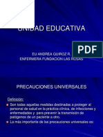 Precaucionesniversales y Aseo y ConfortAquiroz