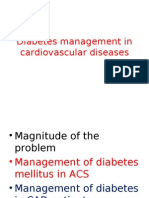 Diabetes Management in Cardiovascular Diseases: Anwar C Varghese Prof D Rajasekaran's Unit