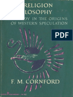 From Religion to Philosophy a Study in the Origins of Western Speculation F M CornFord