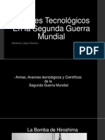 Avances Tecnolgicos en La Segunda Guerra Mundial