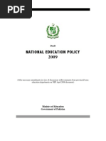 Download National Education Policy 2009 by sinduration SN17232775 doc pdf
