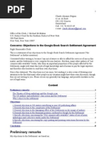 Download Almansi Objections to the Google Book Search Settlement by calmansi SN17232846 doc pdf
