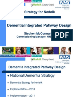 Dementia Integrated Pathway Design: Dementia Strategy For Norfolk