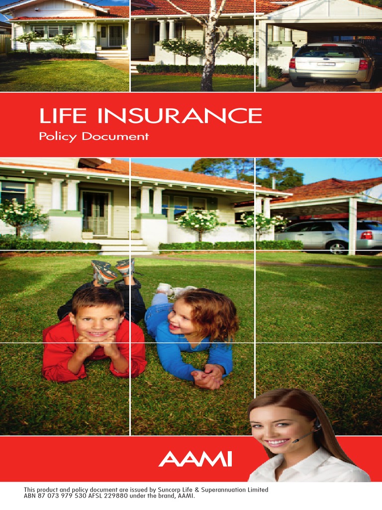 Life Insurance Policy Document Personally Identifiable Information