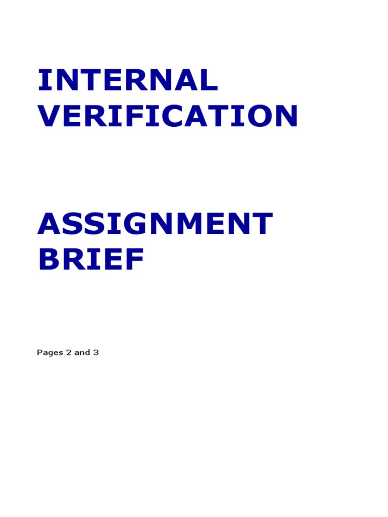 btec iv assignment brief form