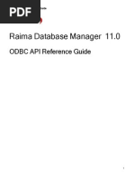 ODBC API Reference Guide