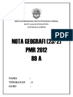 85260685 Nota Geografi Tingkatan 1 2 Dan 3 PMR