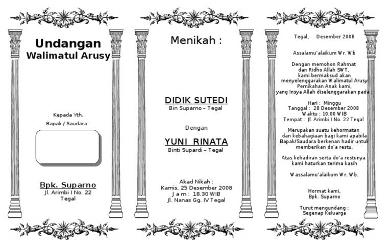 920+ Contoh Undangan Syukuran Naik Jabatan Gratis Terbaik