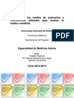 3.1 Medios de Evaluación