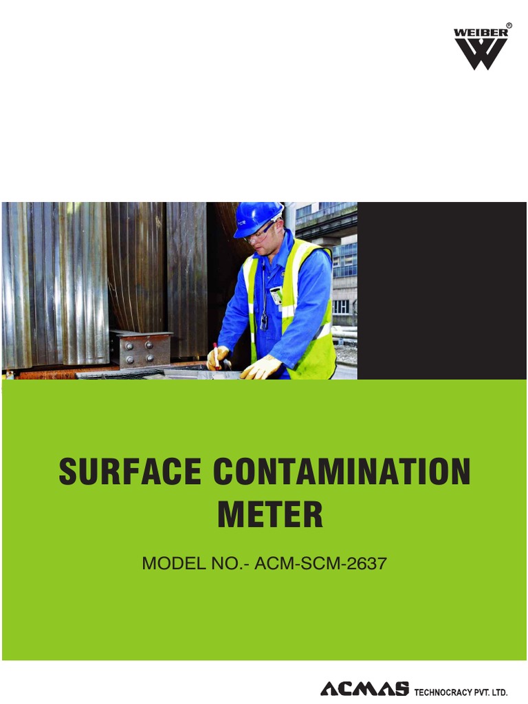 Surface Contamination Meter | PDF | Microscope | Radioactive Contamination