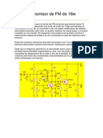 Transmisor de FM de 18w-Ita