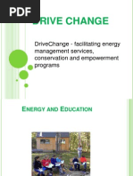 DriveChange - facilitating energy management services, conservation and empowerment programs
