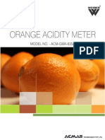 Orange Acidity Meter