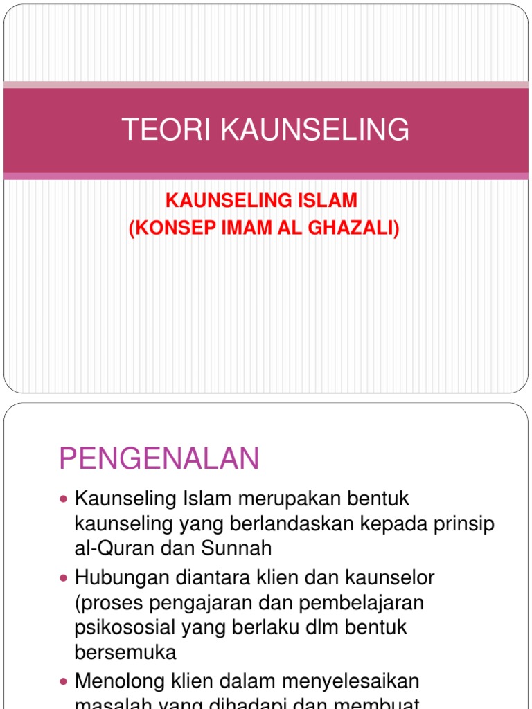 Model Imam Al-ghazali