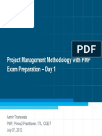 Day 1 - Project Management Methodology With PMP Exam Preparation Ver 1