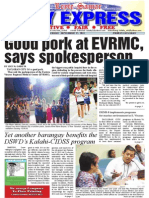 Good Pork at EVRMC, Says Spokesperson: Daily Express