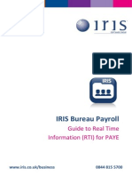 IRIS Bureau Payroll: Guide To Real Time Information (RTI) For PAYE