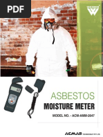 Asbestos Moisture Meter