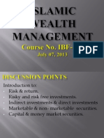 Islamic Wealth Management - 07-07-2013