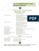 Reading List - Vo 2013