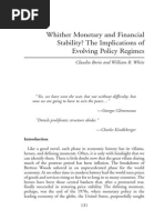 Borio & White Whither Monetary Policy and Financial Stability