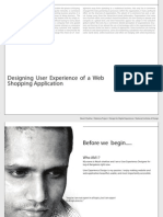 Designing User Experience of a Web Shopping Application