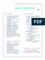 Checklist Ospedale Igiocolandia