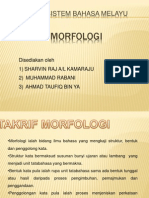 Tutorial 1 (Morfologi)