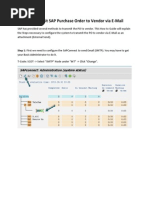 How To Transmit SAP Purchase Order To Vendor Via E-Mail