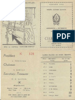 Richmond Alemannia 1963 Membership Card