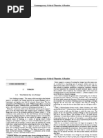 Reader. Contemporary Critical Theories