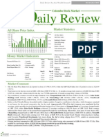 Aily Review: Market Statistics All Share Price Index
