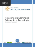Relatorio do Seminario Educacao e Tecnologia desafio do Projeto versão final.doc