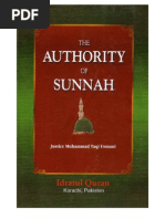 The Authorty of Sunnah