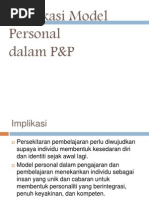 Implikasi Model Personal DLM PNP Baru