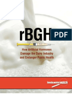 RBGH: How Artificial Hormones Damage The Dairy Industry and Endanger Public Health