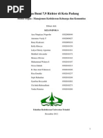 Download Makalah Kegawatdaruratan Gempa Bumi by R Ifan Arief Fahrurozi SN172417701 doc pdf