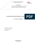 Relatório 1 - Análise de Circuito Elétrico Utilizando As Regras de Kirchhoff