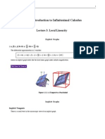 A Brief Introduction To Infinitesimal Calculus: Lecture 3: Local Linearity