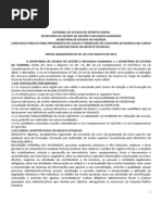 Edital Sefaz Es 2013